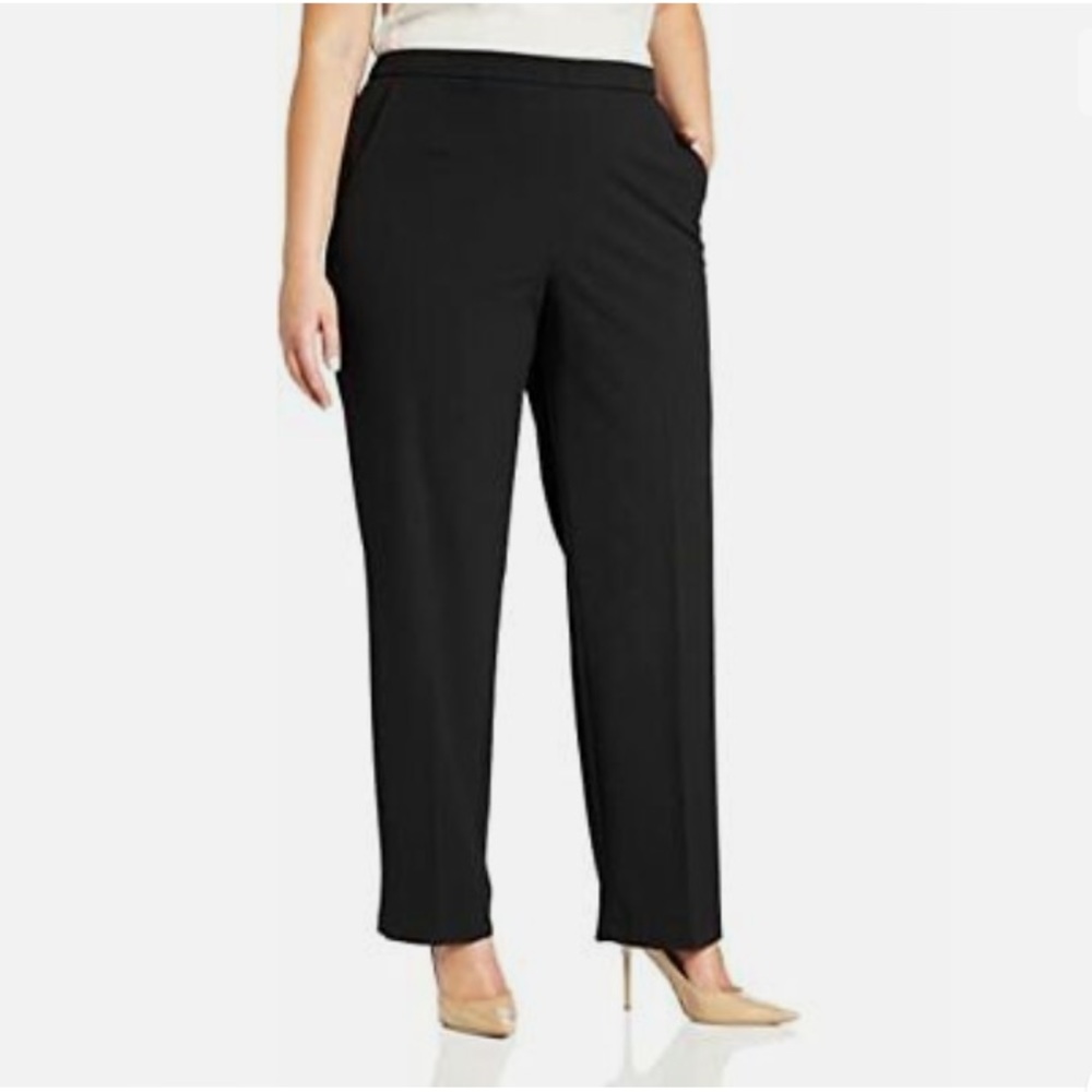 BRIGGS New York Comfort Waistband Hidden Elastic Pants in Size 20W